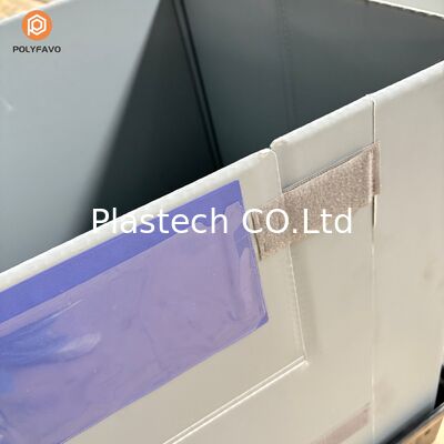 Складные пластиковые контейнеры 1200x1000 с гофрированным рукавом для европоддона